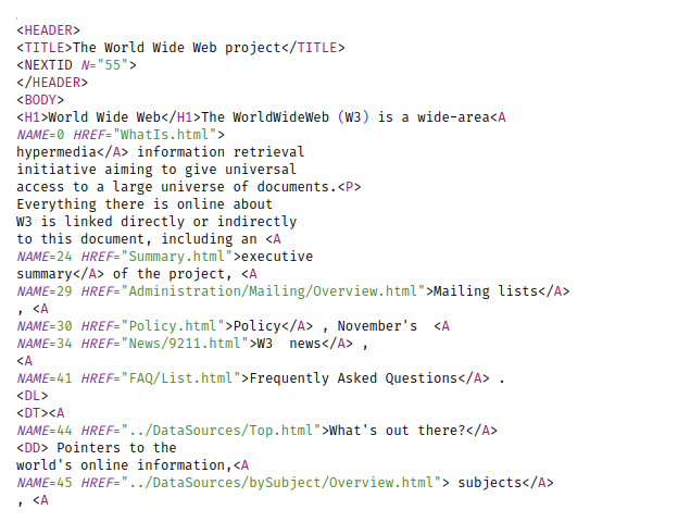 CERN website homepage source snippet